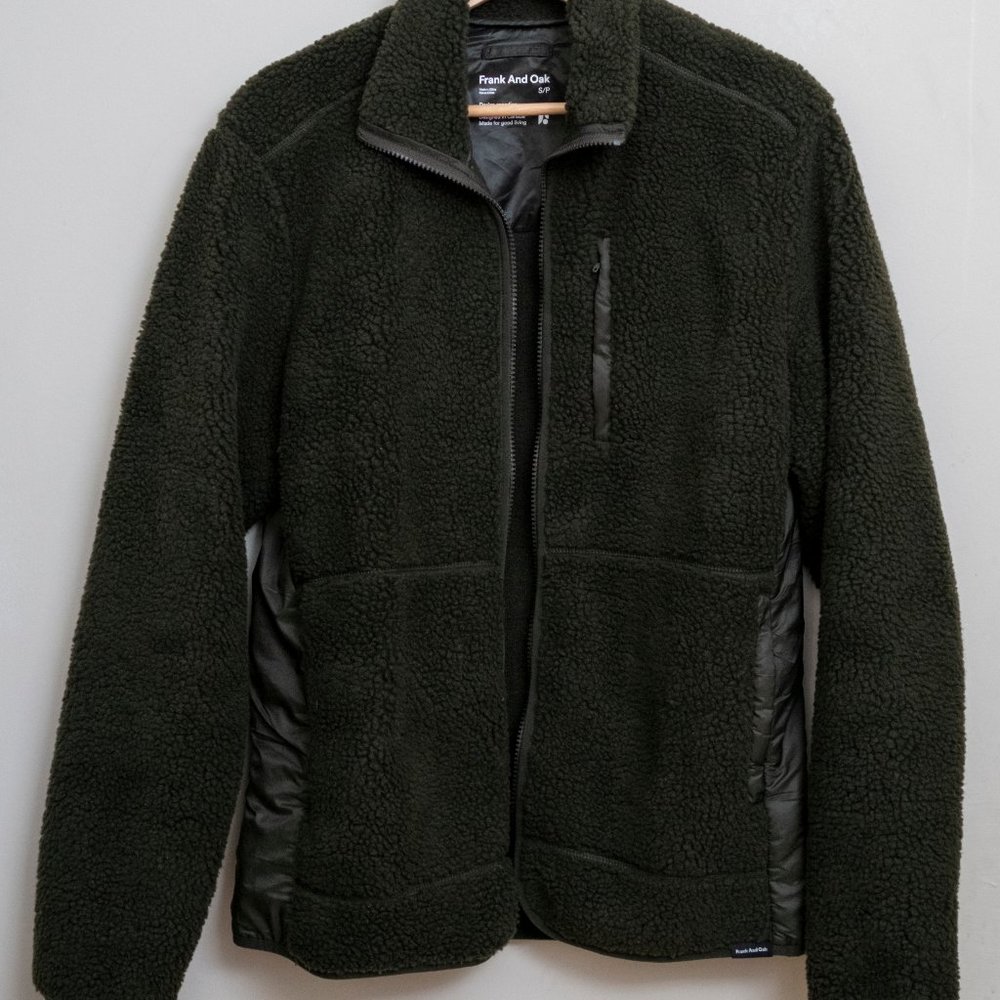 Frank and Oak Sherpa Fleece in Rosin